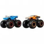 Set de 2 mașini serie Hot Wheels "Monster Trucks" in sort.