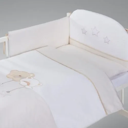 Lenjerie de patut (5 elemente) Klups Star Dream Beige cumpăra în Chișinau