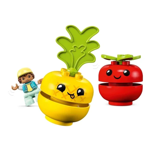 Set construcție Lego Duplo Fruit and Vegetable Tractor 10982, 19 elemente cumpăra în Chișinau
