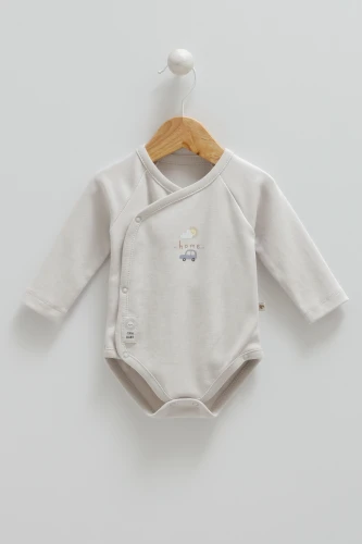 Боди с длинным рукавом Caramell Flaying Cars Grey, 2 шт. (3-6М) купить в Кишиневе