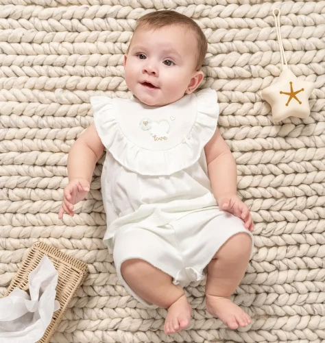 Комплект из 2 штук Caramell Summer Wear Crem (9-12М) купить в Кишиневе