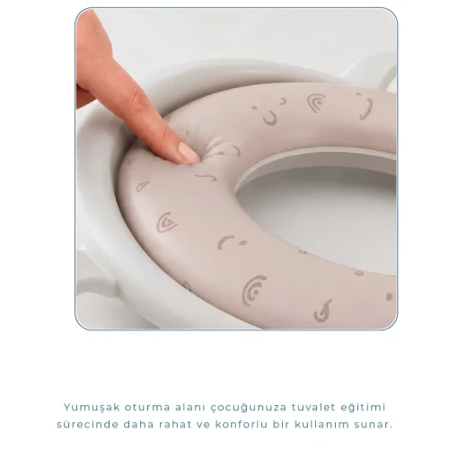Colac pentru WC copii BabyJem Mega Sand Beige, 18 luni+ cumpăra în Chișinau