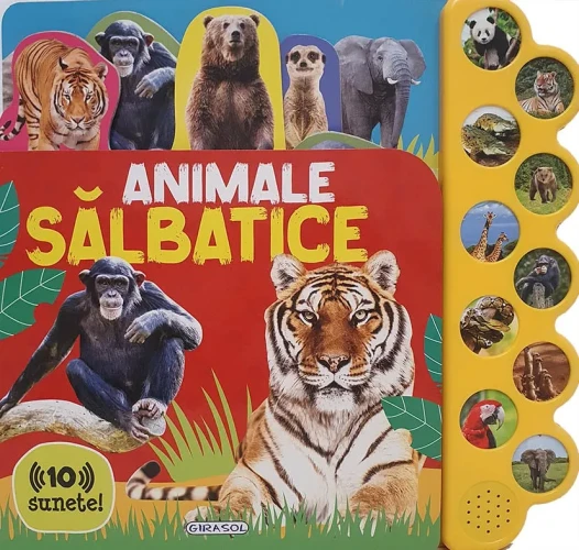 Carte Animale sălbatice. 10 sunete cumpăra în Chișinau