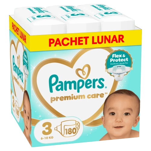Scutece Pampers Premium Care BOX №3 (6–10 kg), 180 buc. cumpăra în Chișinau