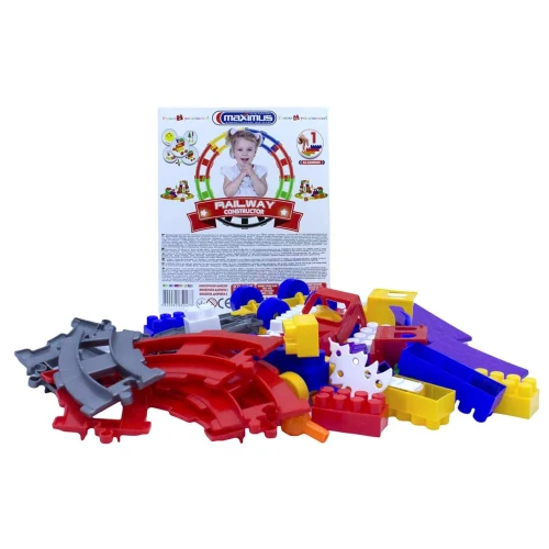 Set construcție Maximus Calea ferată Master 1, 56 elemente cumpăra în Chișinau