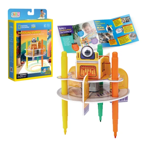 Puzzle 3D Cubic Fun STEM Series National Geographic Robot de desenat, 13 elemente cumpăra în Chișinau