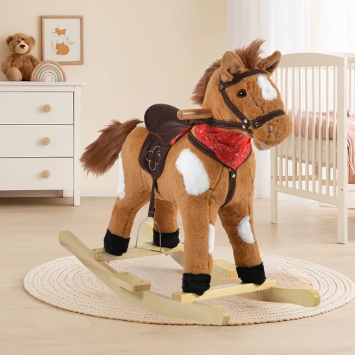 Balansoar Moni Animal Horse Thunder Khaki cumpăra în Chișinau