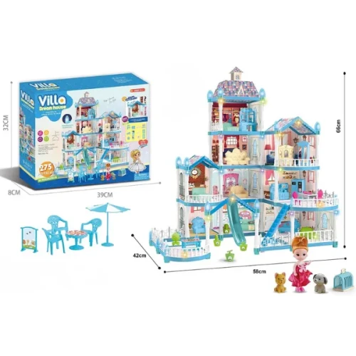 Căsuță pentru păpuși Essa Toys Villa Dream House, 275 elemente cumpăra în Chișinau