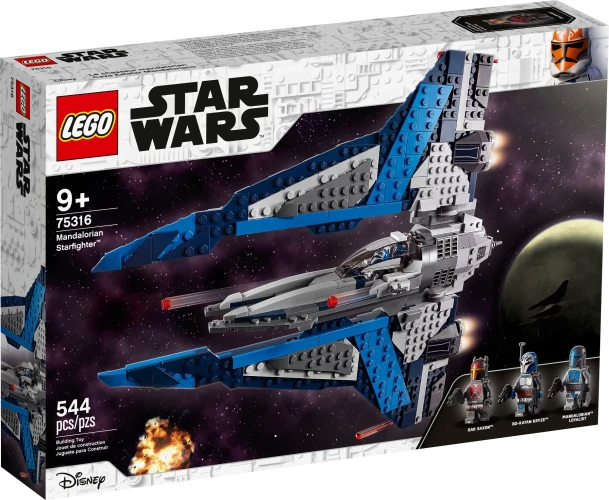Set construcție Lego Star Wars Mandalorian Starfighter, 544 elemente cumpăra în Chișinau