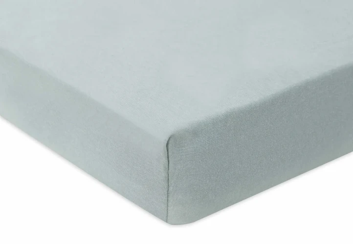 Простыня на резинке Jollein Jersey Sea Green, 120x60 см купить в Кишиневе