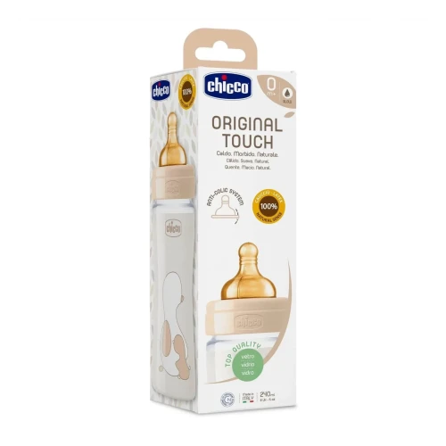 Biberon pentru bebeluși din sticlă Chicco Original Touch 240 ml cumpăra în Chișinau