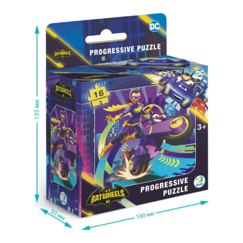 Puzzle Dodo Batwheels: Motocicleta Batgirl Bibi, seria Progressive, 16 elemente cumpăra în Chișinau