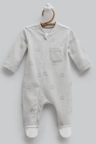 Комбинезон Caramell First Car Grey & Ecru (1-3М) купить в Кишиневе