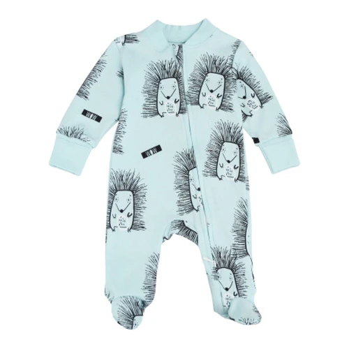Salopetă cu fermoar pentru bebeluși Minikin Hedgehog, albastru cu arici, m.74 cumpăra în Chișinau