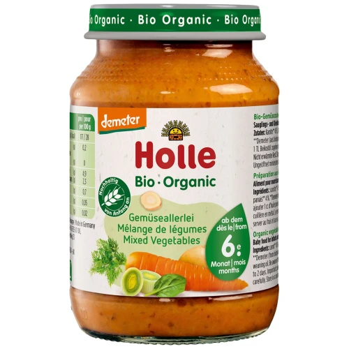Piure Holle din amestec de legume (6 luni+) 190 g cumpăra în Chișinau