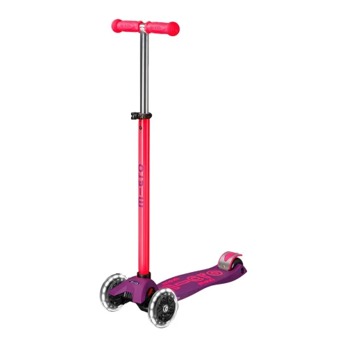 Trotinetă Micro Maxi Deluxe Neon LED Ultra Pink cumpăra în Chișinau