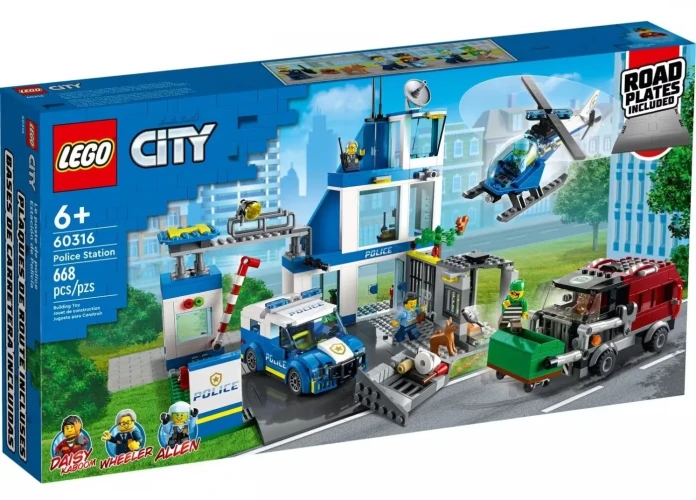Set construcție Lego City Police Station, 668 elemente cumpăra în Chișinau