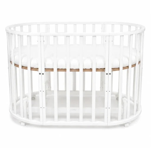 Set Pătuț Kuzea Sun White + Comoda-măsuță de înfășat HappyBaby Standart 800 PAL White cumpăra în Chișinau