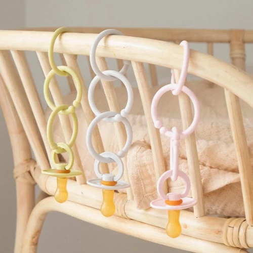 Jucărie pentru cărucior Bibs 12 Loops Vanilla & Sage & Olive cumpăra în Chișinau