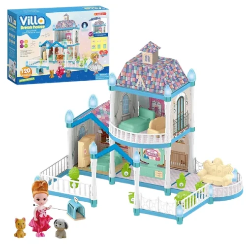 Căsuță pentru păpuși Essa Toys Villa Dream House, 120 elemente cumpăra în Chișinau