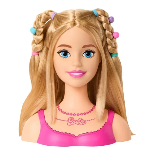 Cap de coafură Barbie HMD88, păr blond, 20 de accesorii cumpăra în Chișinau