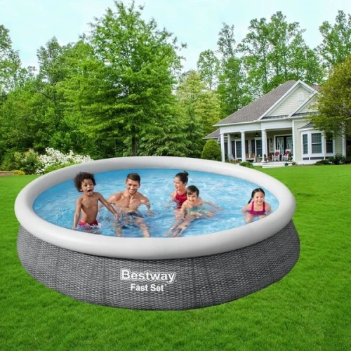 Бассейн для детей Bestway Fast Set Grey, 5377 литров купить в Кишиневе