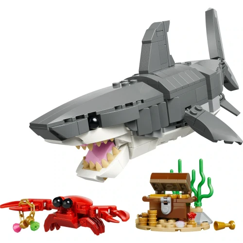Set construcție Lego Creator Fierce Shark with a Treasure Chest, 379 elemente cumpăra în Chișinau