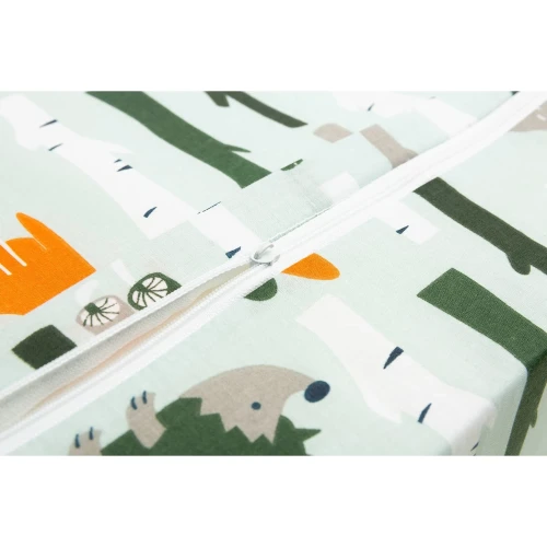 Подушка для стула для кормления Caretero Fox and hare Green купить в Кишиневе
