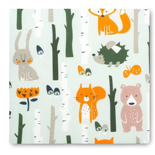 Подушка для стула для кормления Caretero Fox and hare Green купить в Кишиневе