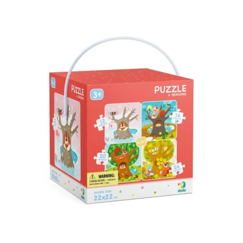 Puzzle Dodo 4 în 1 Anotimpuri, 72 elemente cumpăra în Chișinau
