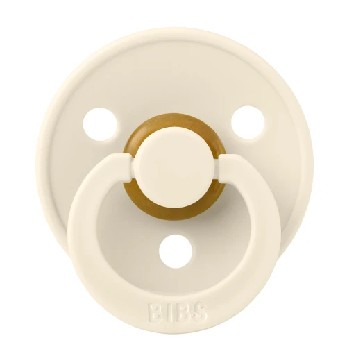 Пустышка анатомическая, круглая и симметричная латексная Bibs Colour Try It Ivory (0-6 мес), 3 шт. купить в Кишиневе