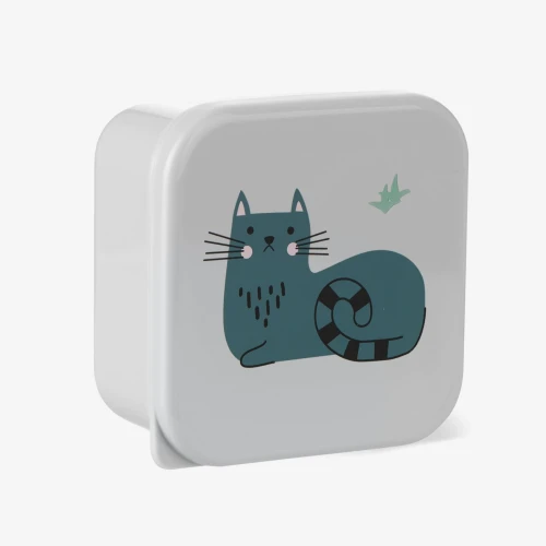 Set de 4 recipiente Kikkaboo Kitty Cat Grey cumpăra în Chișinau
