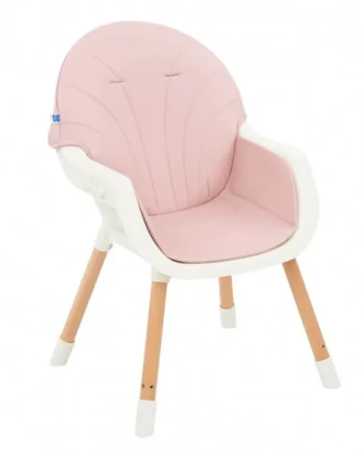 Scaun de masa 2 in 1 KikkaBoo Nutri Wood Pink cumpăra în Chișinau