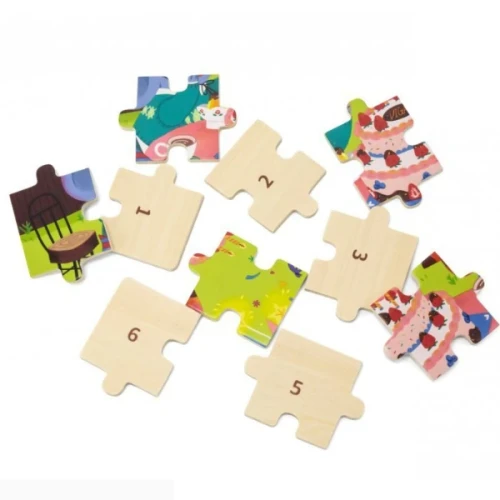 Puzzle din lemn Viga Birthday Party, 24 elemente cumpăra în Chișinau
