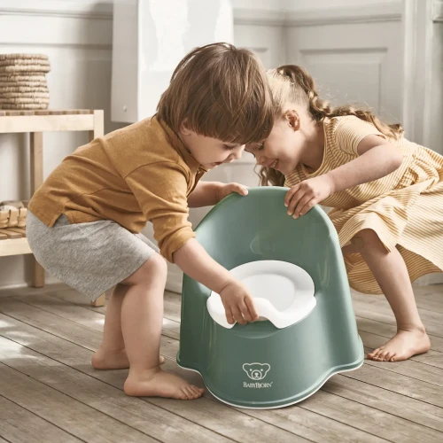 Детский горшок BabyBjorn Potty Chair Deep Green, от 9 месяцев+ купить в Кишиневе