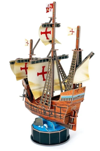 Puzzle 3D Cubic Fun Nava lui Cristofor Columb Santa Maria, 93 elemente cumpăra în Chișinau