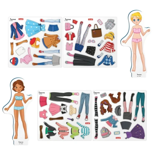 Набор для творчества Quercetti Magnetic Fashion Best Friends купить в Кишиневе