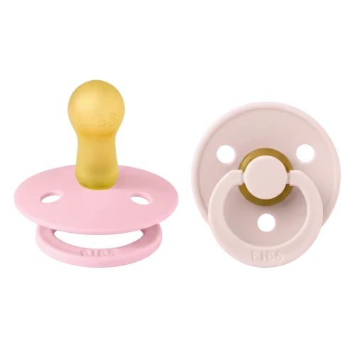 Suzetă rotundă din latex Bibs Petal & Baby Pink (6-18 luni), 2 buc. cumpăra în Chișinau