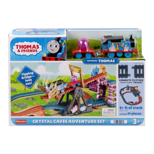 Игровой набор с моторизованным поездом Fisher-Price Томас и его друзья Хрустальные пещеры, 19 деталей купить в Кишиневе