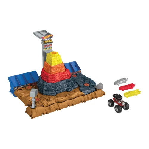 Set de joacă Hot Wheels Monster Trucks Arena Smashers Bone Shaker Ultimate Crush Yard HNB96 cumpăra în Chișinau