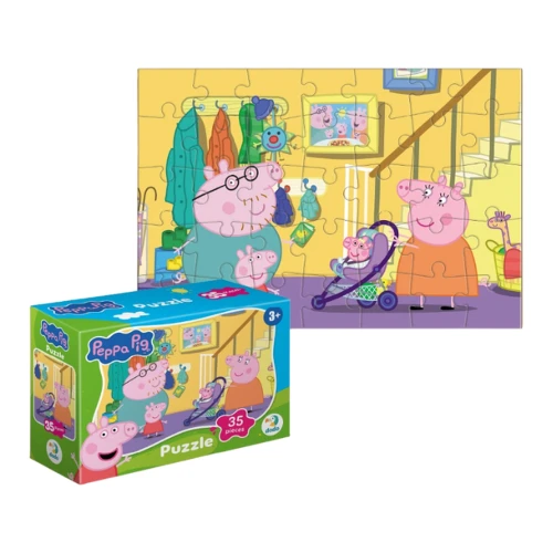 Мини-пазл Dodo На прогулке, серия Свинка Пеппа, 35 элементов купить в Кишиневе