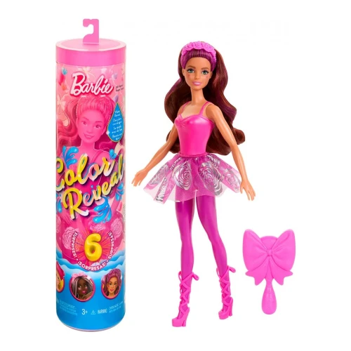 Păpușă Barbie Color Reveal HRK17, seria Balerine, cu 6 surprize cumpăra în Chișinau