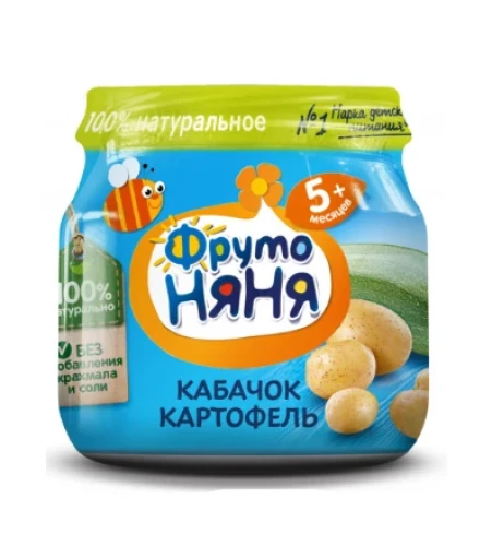 Piure ФрутоНяня dovlecel-cartofi (5 luni+), 80 g cumpăra în Chișinau