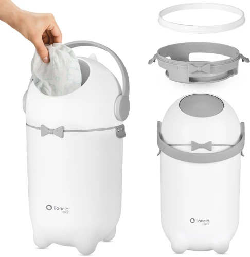 Корзина для подгузников Lionelo Purebin White купить в Кишиневе