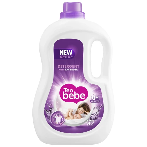 Жидкое моющее средство Teo Bebe Cotton Soft Lavender, 2200 мл купить в Кишиневе