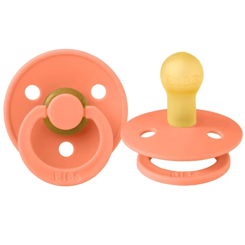 Пустышка круглая латексная Bibs Colour Papaya 0-6 мес купить в Кишиневе
