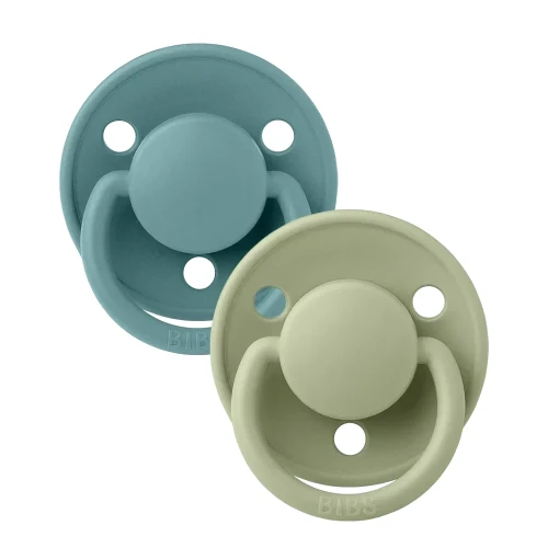 Suzetă rotundă din latex Bibs De Lux Island Sea & Sage (6-18 luni), 2 buc. cumpăra în Chișinau