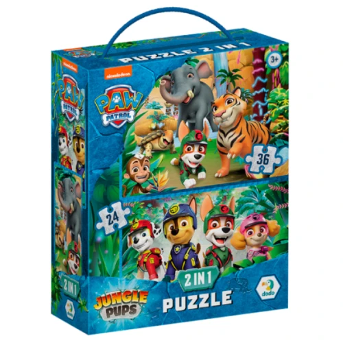Puzzle Dodo Aventuri în Junglă, 2 în 1, seria Patrula cățelușilor, 60 elem. cumpăra în Chișinau