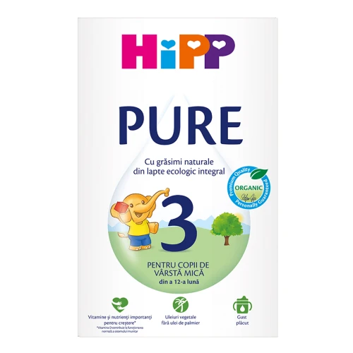 Lapte praf HiPP Pure 3 (12 luni+), 500 g cumpăra în Chișinau