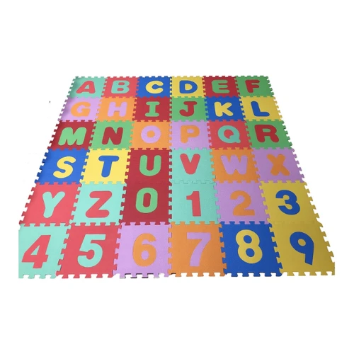 Covoraș-puzzle educativ Essa Toys Alfabet, 36 elemente, 170×170 cm cumpăra în Chișinau